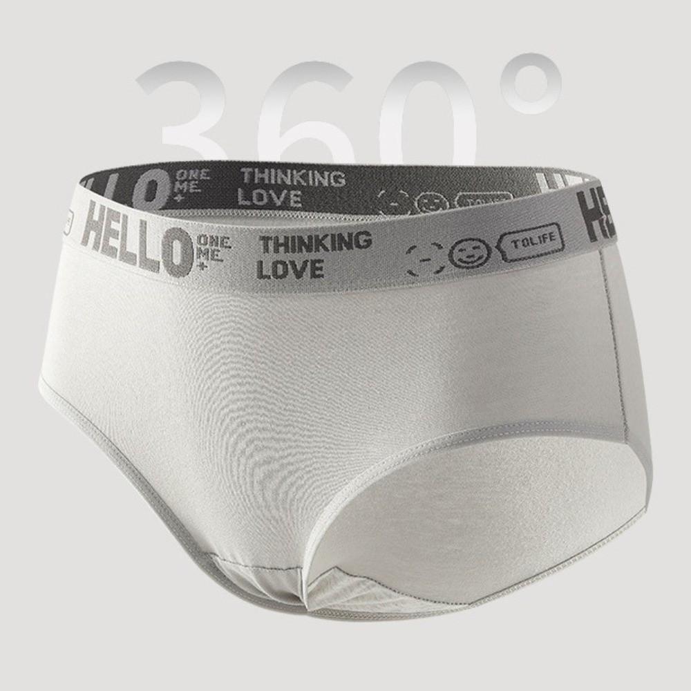 4Pcs Low Waist Women Cotton Panties Set Cotton Crotch Letter Underpants Adolescent