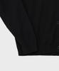 NOIRER Cashmere Layered Mock Neck Cardigan Knit (Black)