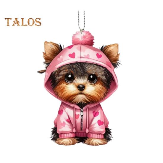 

Автомобильная подвеска, акриловая качающаяся собака, легкое автомобильное зеркало, подвесные аксессуары для салона автомобиля, сумка на плечо, школьный портфель, украшение, подвеска, подарок на день Святого Валентина F