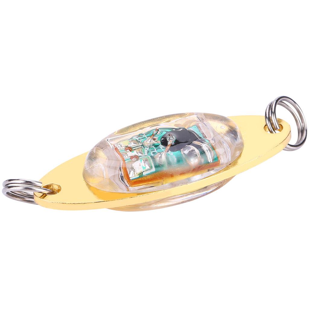 LED Deep Drop Underwater Eye Fish Attractor Lure Light Flashing Lamp For Fishing (Colorful)