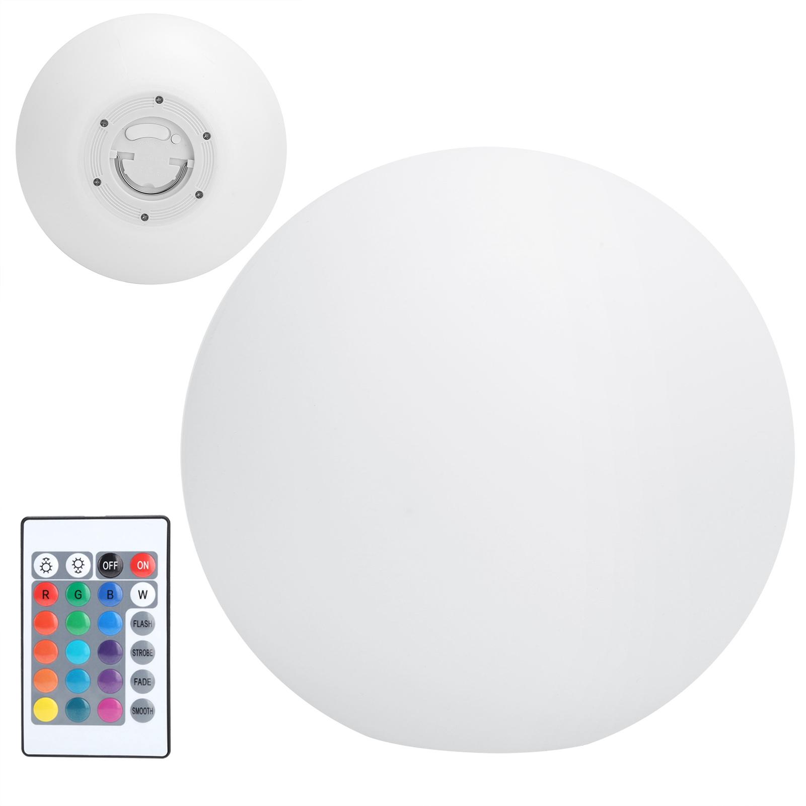 

LED 16 Colors Remote Control Night Light USB Charging Waterproof Spherical Lamp (20cm)