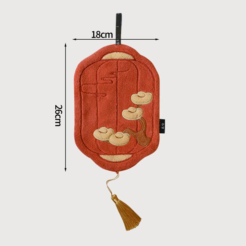 2026 Spring New Year Hand Towel Cartoon Washing Towels for Bathroom Kitchen Horse Year Spring Festival Decoration