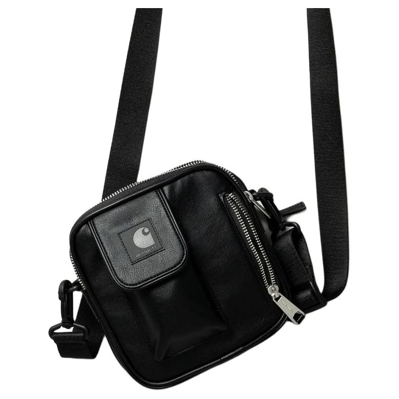 New Carhartt WIP Polyurethane Crossbody Bag, Shoulder Bag Small Unisex Black I034344-89-XX