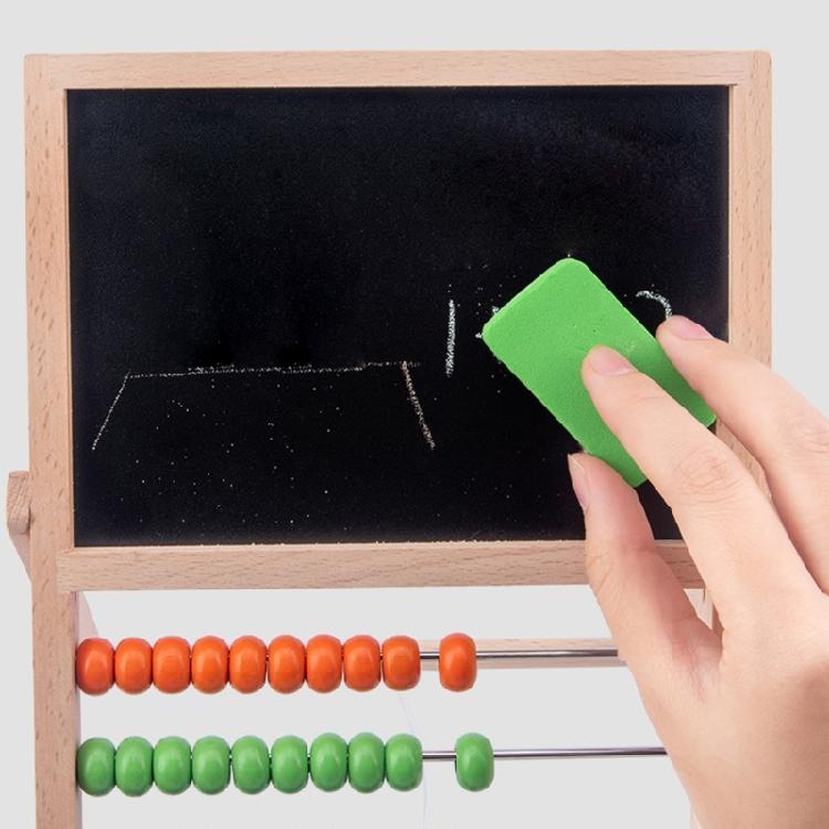 Educational Wooden Abacus Counting Toy Double Sided Magnetic Writing Drawing Board Abacus Math Learning Toy for Kids