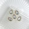 Xi Fei Hui Palace Alloy Nail Art Jewelry New Chinese-Style Explosive Flash Fertilizer Square Love Water Drop Diamond Palace Armor With Diamond