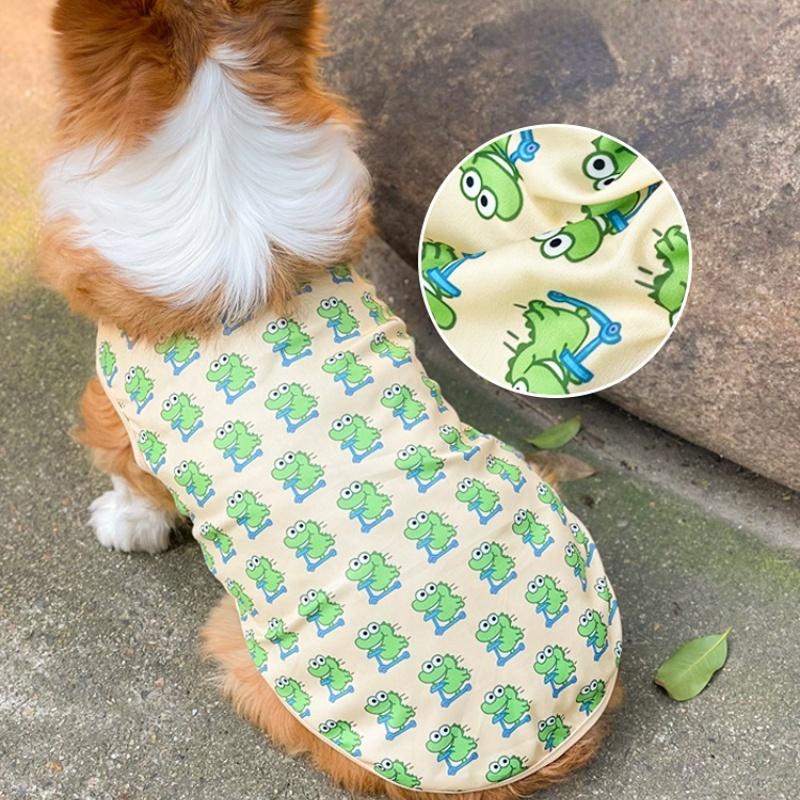 Sevenpet Cute Dog Clothes for Big Dogs Breathable Pet Vest Soft Cat Tshirt Puppy Clothing XS-6XL