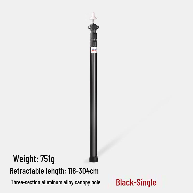 BinFu Outdoor Telescopic Aluminum Tent Awning Pole