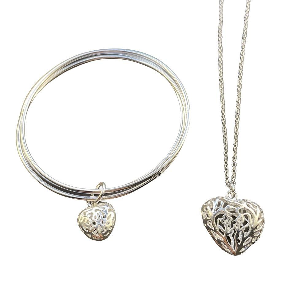 Accesorii Linglong Ball Net Colier cu inimă Brățară, Set T127