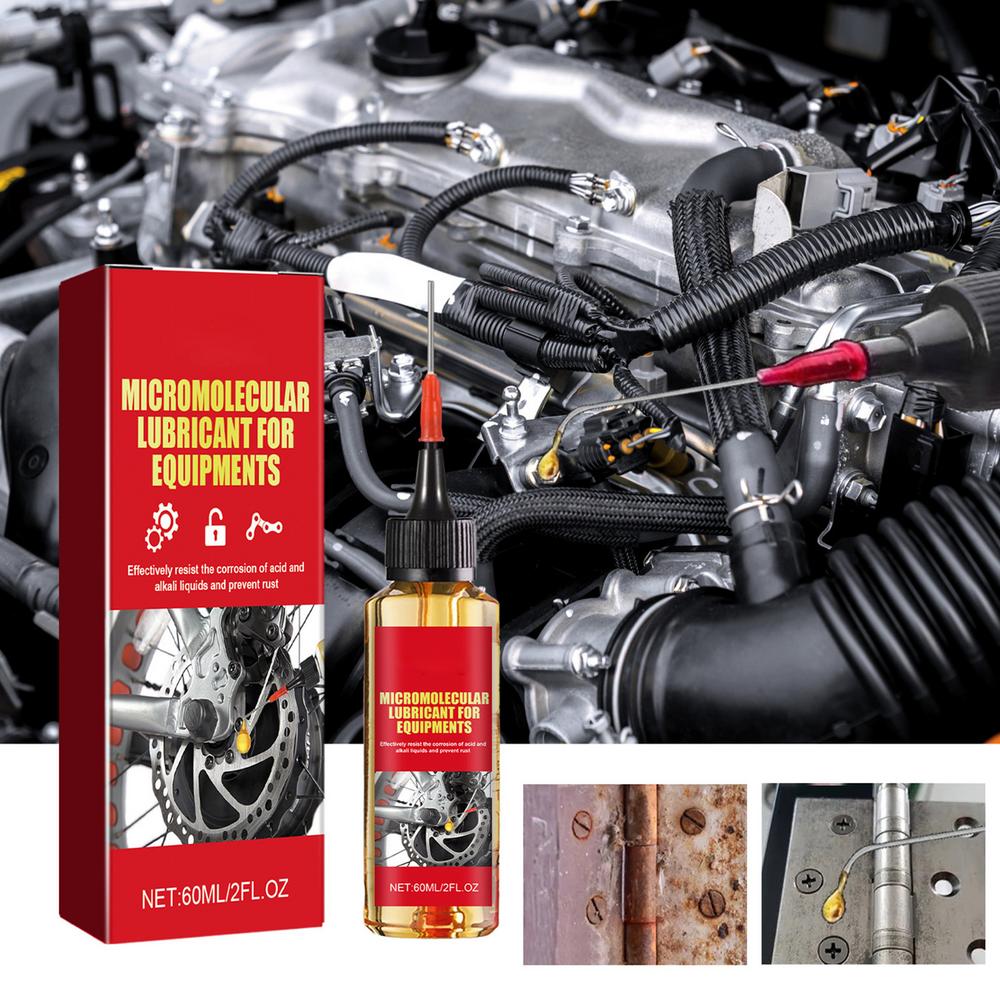Car Lubricant Oil 60ml Equipment Lubricating Oil Anti-Rust Fast Penetration Maintenance Lubricating Oil For Door Locks Electric