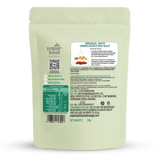Paper Boat Smoked and Roasted Nuts Combo | Mixed Nuts & Salted Cashews (2 X 200gms)