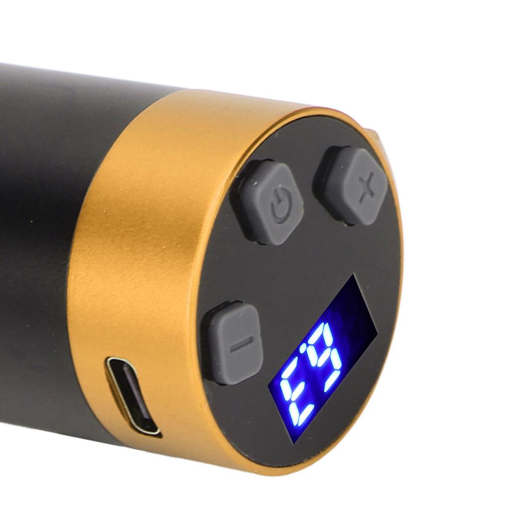 Wireless Tattoo Power Supply Interface 1500mAh LED Screen Re able Tattoo Machine Battery