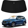 D-Lumina Windshield Sun Shade For -2025 BMW X5, Foldable Window Sunshade Block UV Rays Front Sun Visor Protector Interior Accessories