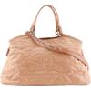 2WAYShoulder Bag Shoulder Bag Stitched CC Pink/salmon Pink Calfskin Women Used