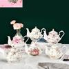 400ML European Bone China Teapot English Afternoon Tea Set Teapot High-Grade Porcelain Coffee Pot Heat Resistant Kettle Pot