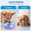 Dogs Toys Slow Feeder Food Dispenser NonSlip Bowl Interactive Increase Puppy IQ Slowly Eating Pet Puzzle Cat Training