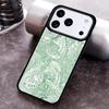 Green Paisley Phone Case for iPhone 17 16 15 Pro Max Air 14 13 12 11 Plus Shockproof Cover