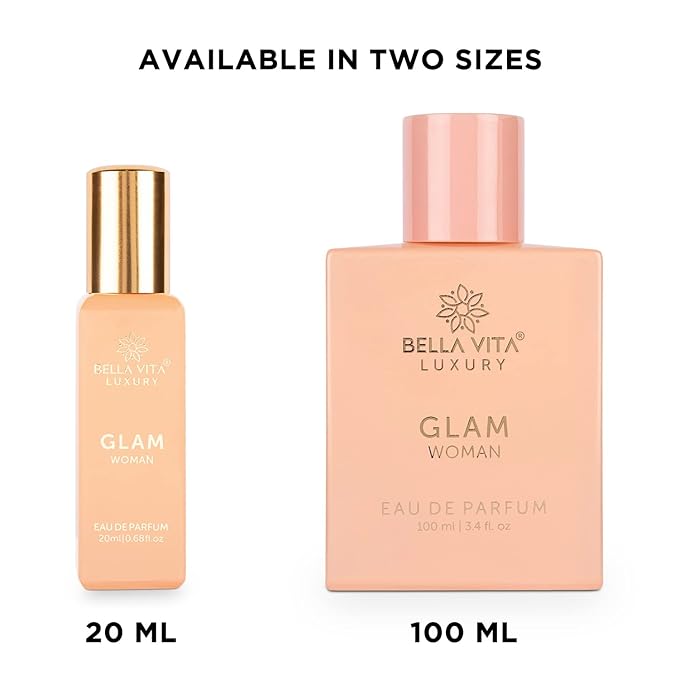 Bella Vita Luxury Rose Woman Eau De Parfum Perfume for Women with Black Currant, Vanilla, Jasmine| 100 Ml