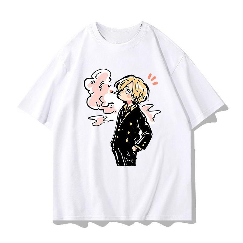 

One Piece Printed Tshirt Sanji Chopper Casual and Comfortable Cotton Parentchild Wear S