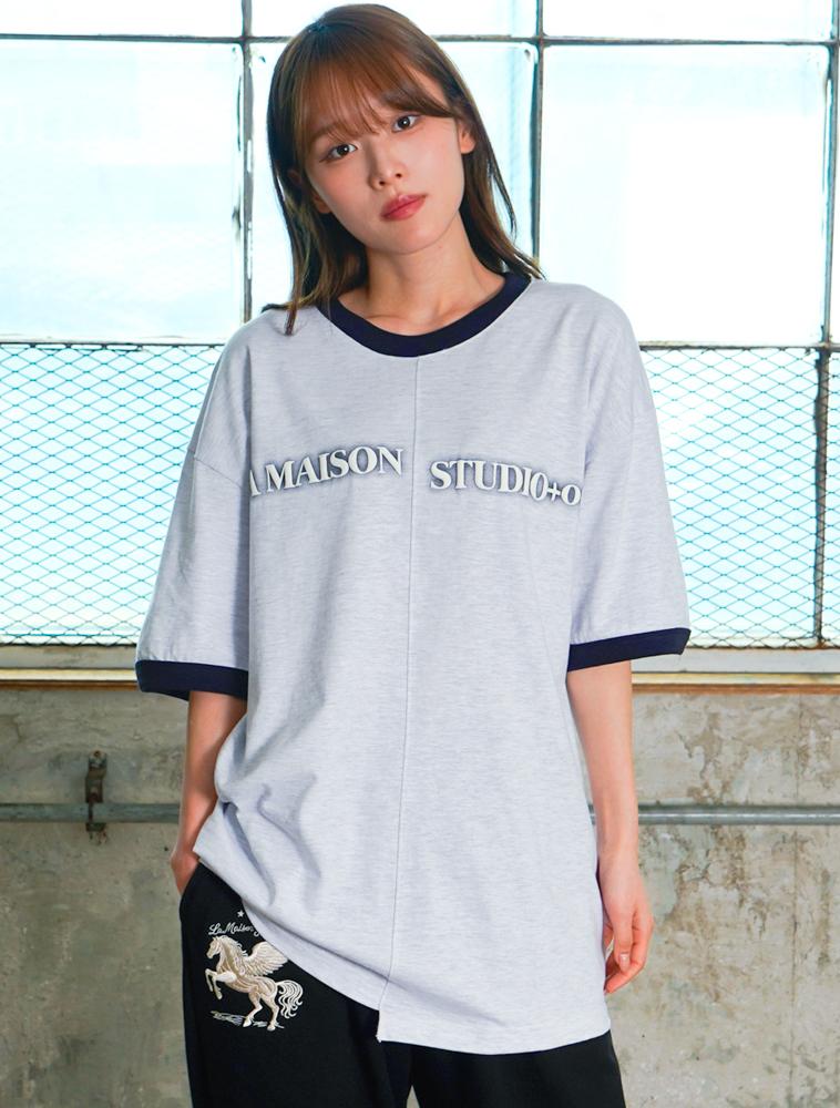 LA MAISON STUDIO Separate Ringer Short Sleeve Ashgray(Fcg2Ts811M)