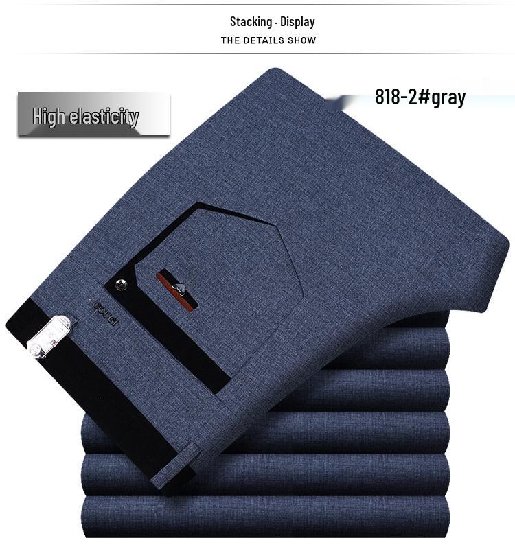 2020 Autumn Men's Korean Style Loose Straight-Leg Dress Pants