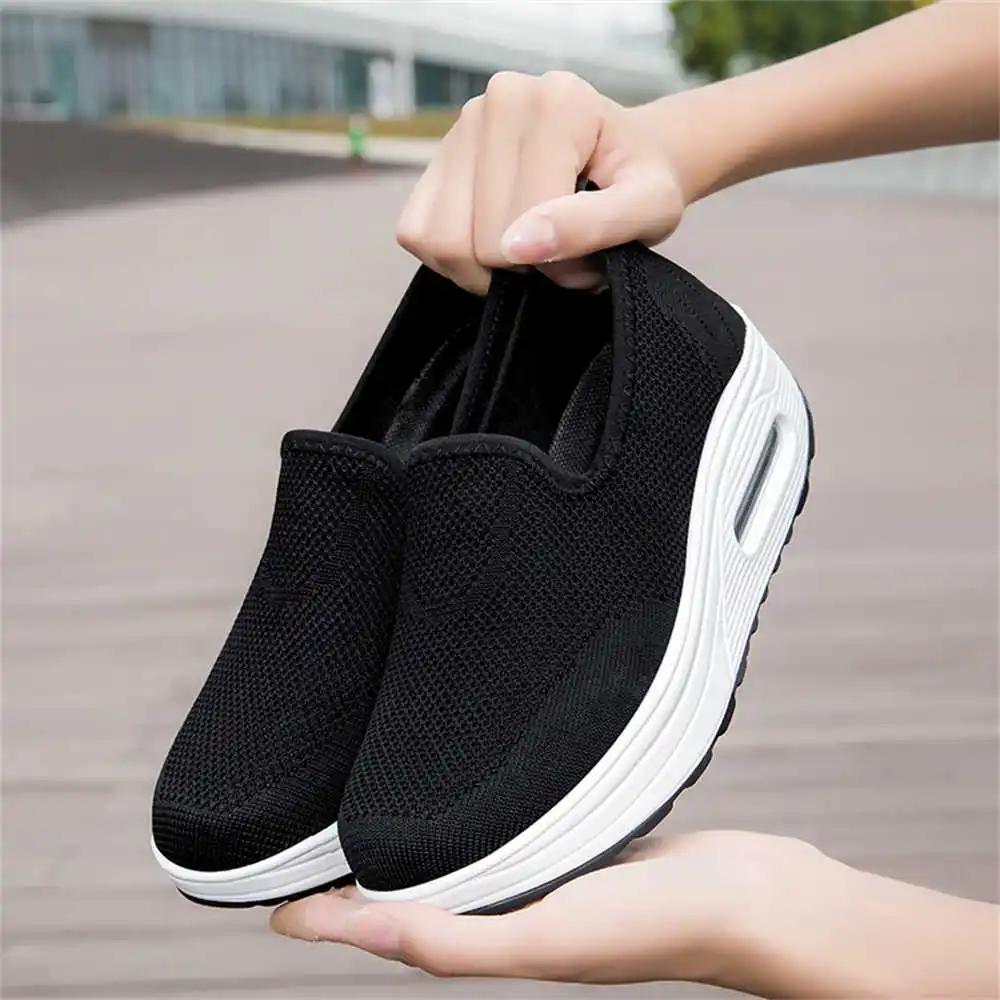 Fashion Round Nose Without Lacing Ladies Sneakers Mary Jane Woman Walking Shoes Tenis For Women Sports New Shors Hyperbeast Runings
