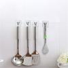 Manufacturer Hooks Hanging Hook Silver Bathroom Shower Inside Clock Waterproof Stainless Steel Peel and Stick