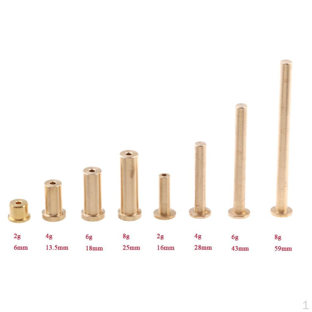 

8pcs Brass steel Shaft Tip 2/4/6/8 Weights Parts for Golf Clubs