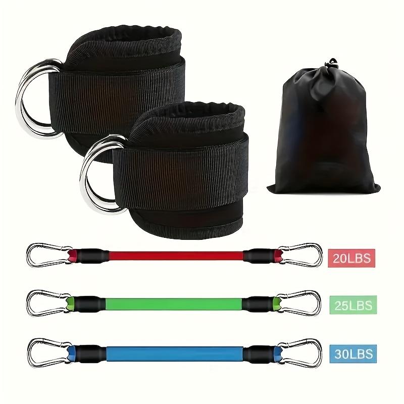 

6 Pieces Ankle Bands Leg Workout - Adjustable And Breathable Ankle Bands For Muscle Building, Power Bursts And Leg Sculpting