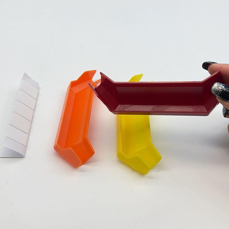 3 Colors Grille Badge Tri Colors Emblem Vehicle Front Mesh Grille Label Decoration Sticker Accessories For Auto Car Decoration