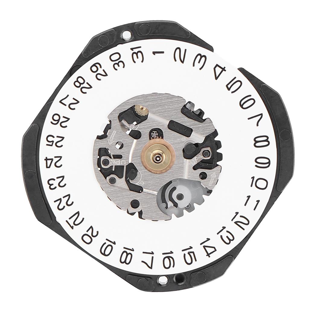 Calendar White Date Display VX32 Quartz Watch Movement Replacement Watch Spare Parts Repairing