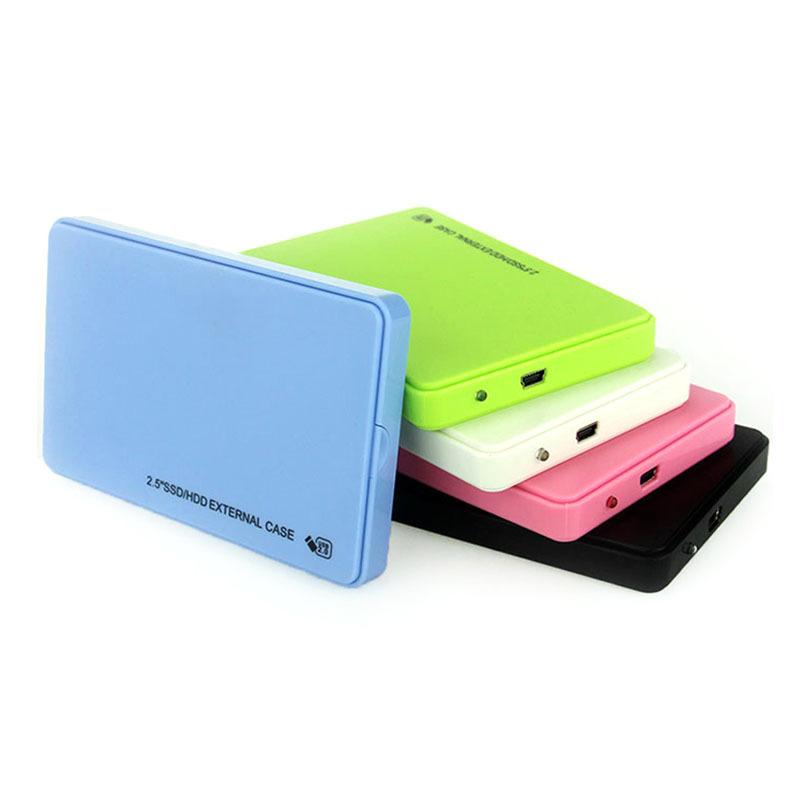 2.5 Inch Usb2.0 Sata External Hard Drive Case Tool Free 7Mm/9.5Mm Hdd/Ssd Enclosure For Laptop Accessories