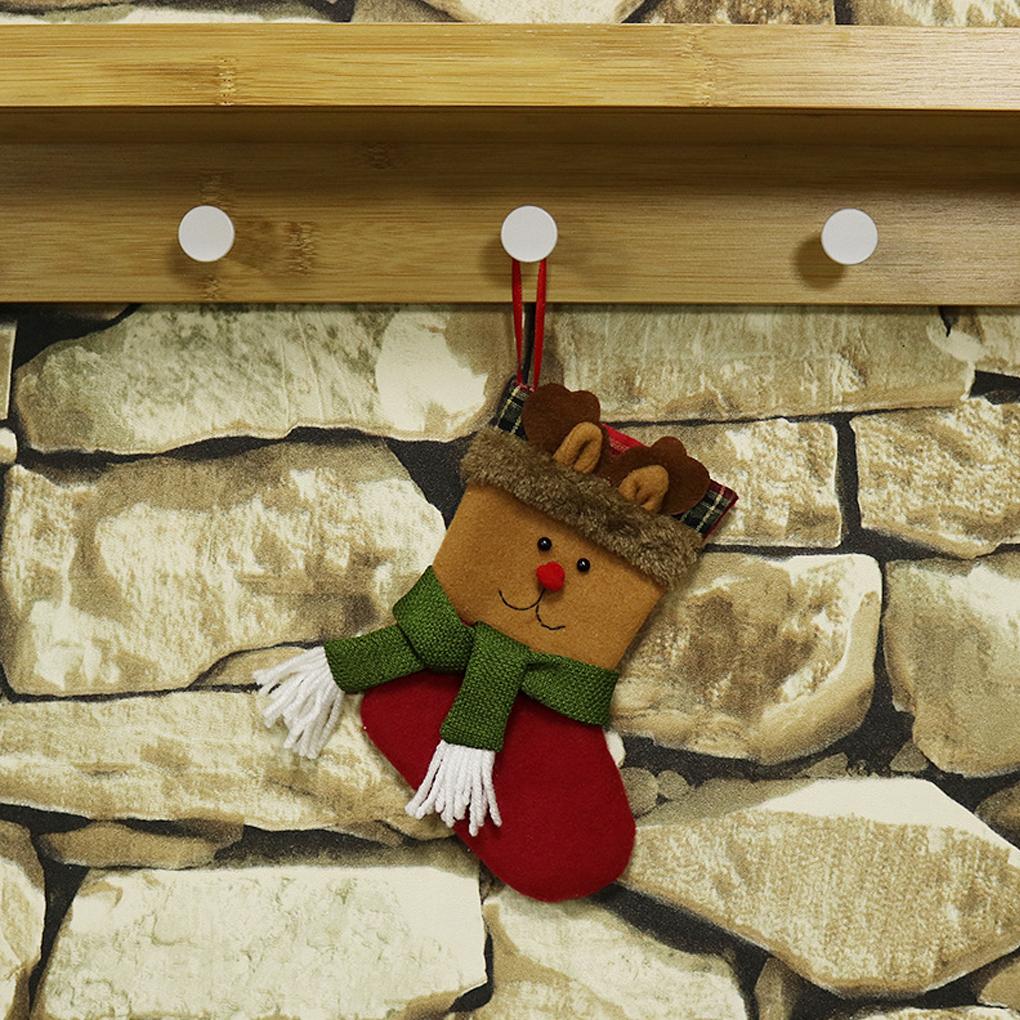 Christmas Pendant Window Wall Xmas Sock Decoration Household Themed Party Festival Atmospheres Decor Art Photography Prop