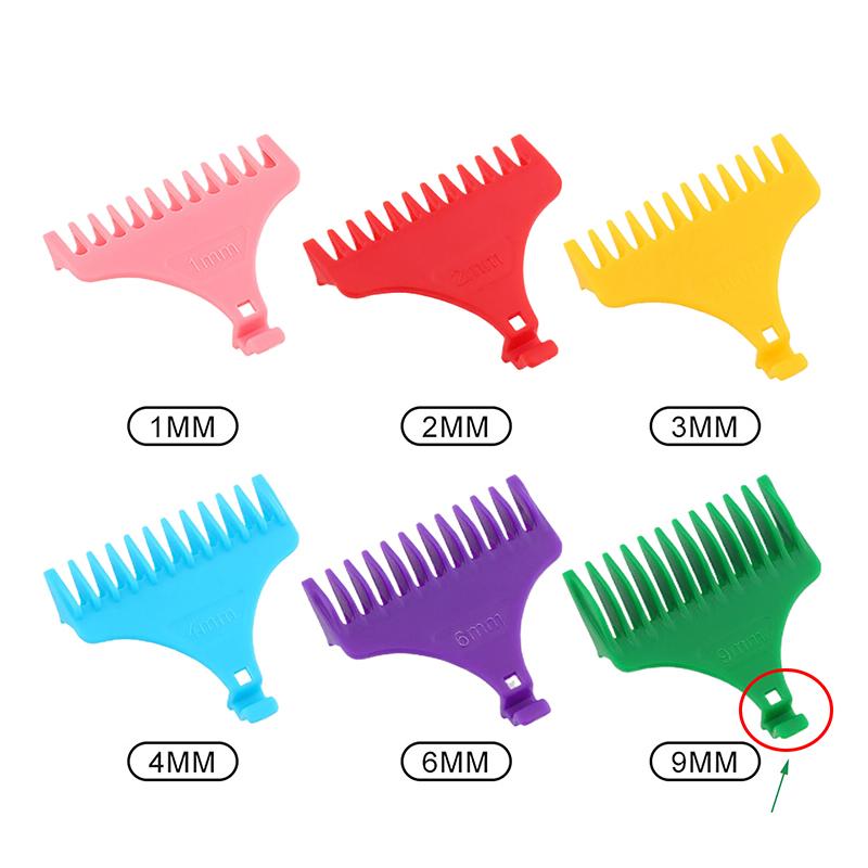 

6/8 шт. Профессиональная машинка для стрижки волос Ограничительная насадка Универсальные насадки Парикмахер Руководство для стрижки волос Парикмахерские аксессуары Для 1/2/3/6/9 мм A1