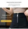 Black High Waist Ruched Drawstring Booty Shorts - Trendy Slim Fit Thong-Style for Spring