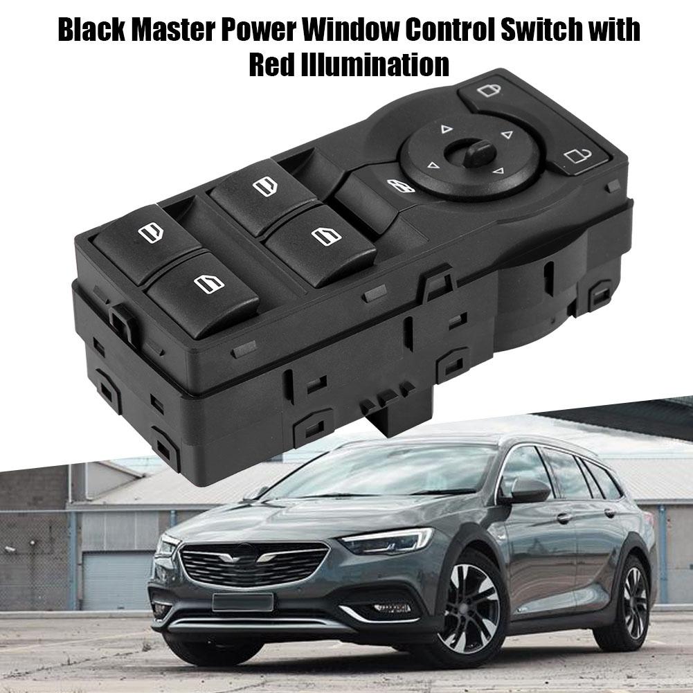 Black Master Power Window Control Switch with Red Illumination for Holden Commodore VE