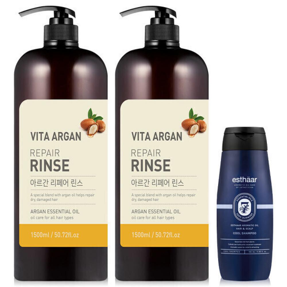 Repair Perfume Rinse + Cooling Shampoo Gift Set (2 Pcs, 1.5L)