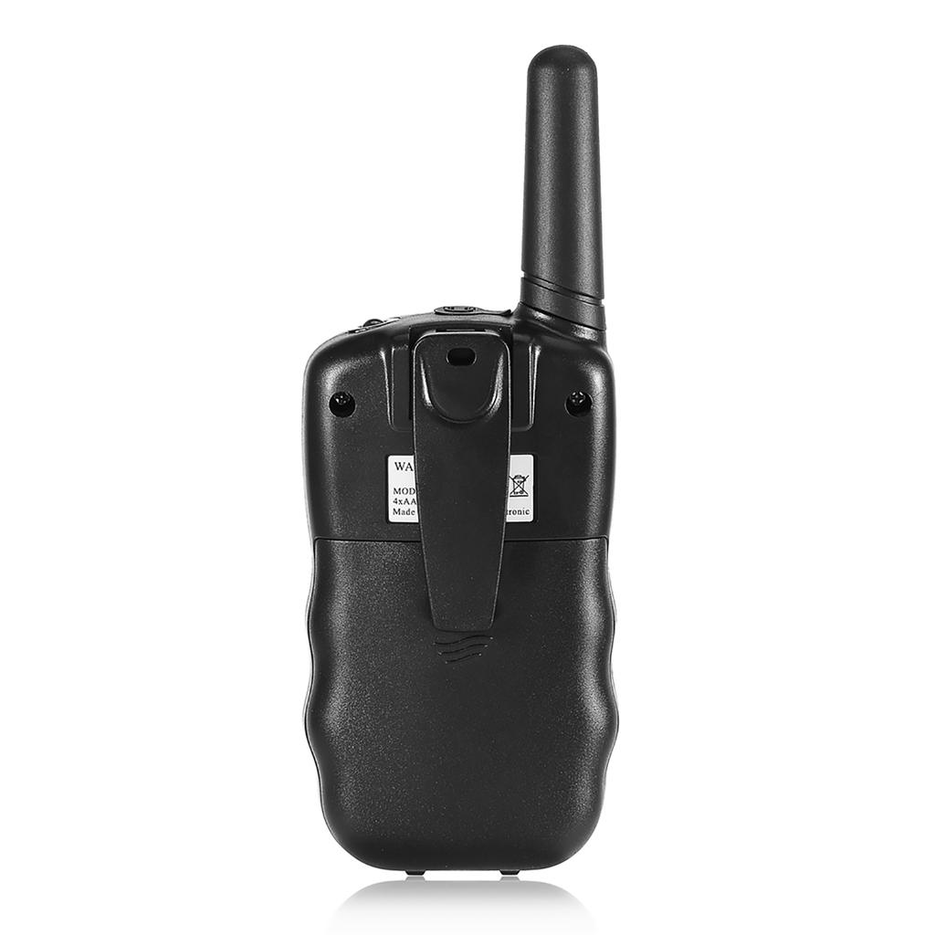 2PCS 3KM Range Multi Channels  S 2 Way Radio Kids Toy for Outdoor Activity Black