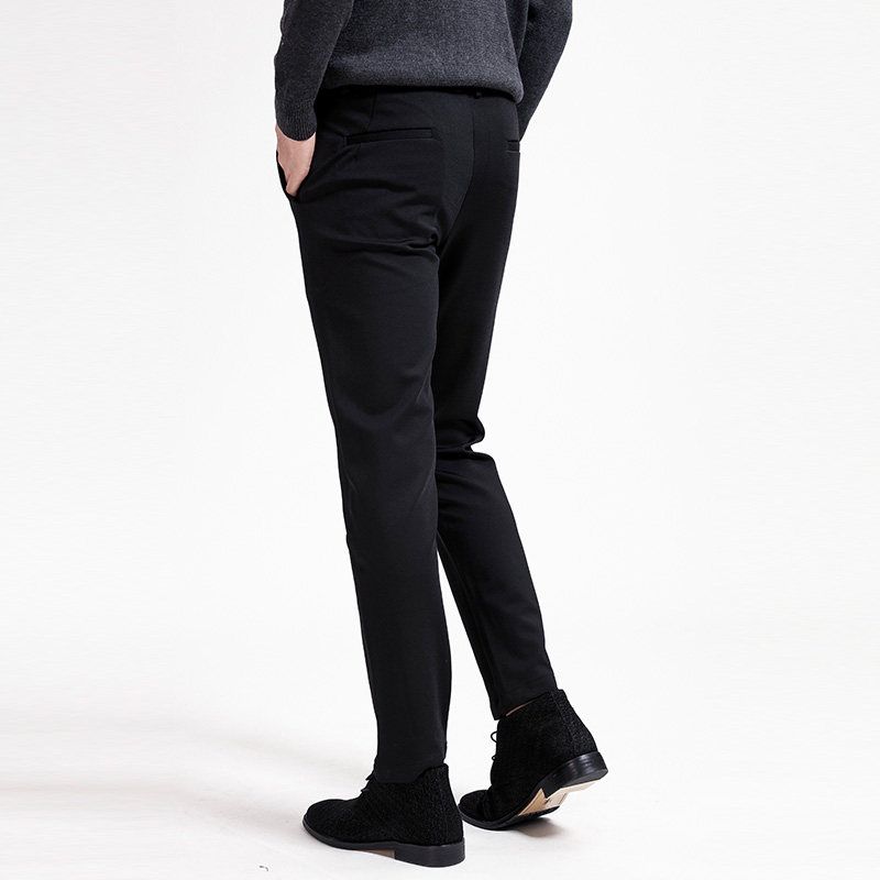 Menseye Casual Straight-Leg Fall Winter Men Suit Pants