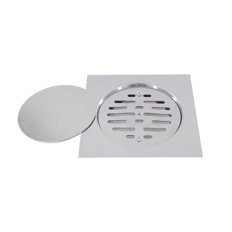Floor Drain Good Quality Modern Design Stainless Steel Floor Drains for Bathroom (Silver,Stainless Steel) серебряный
