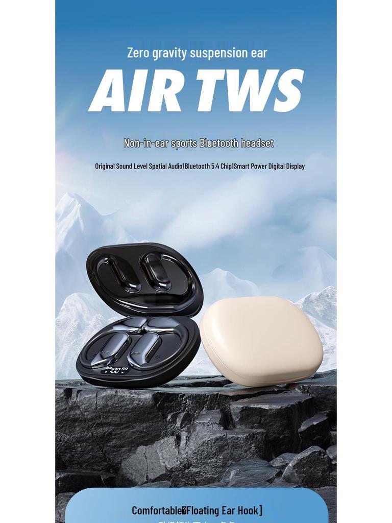 OWS Wireless Sports Bluetooth Headset with Large Battery - Non-In-Ear, Over-Ear Design