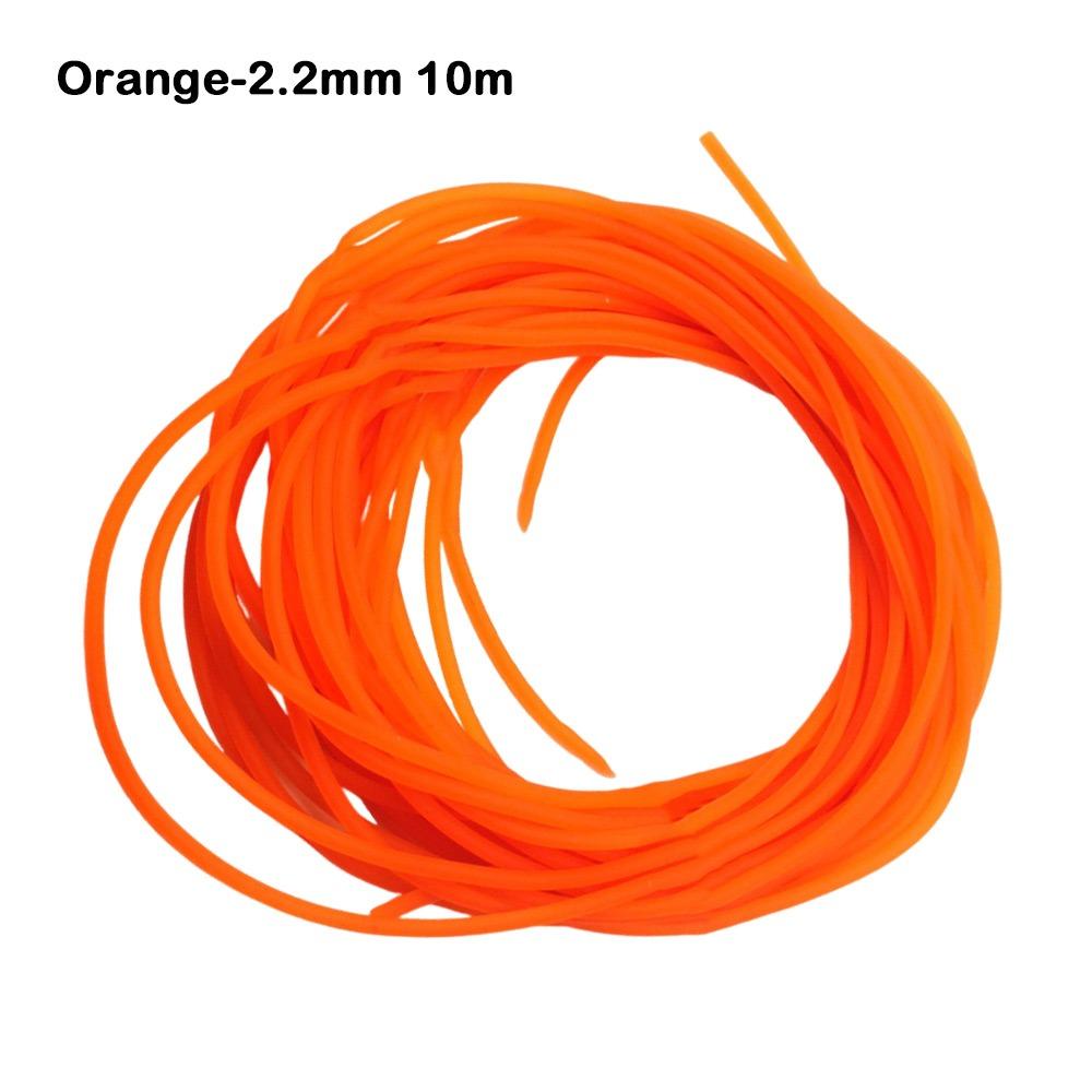 2025 2/2.2mm Fishing Elastic Band Solid Rubber 10m Tied Line Rope Strapping Tennis Lost rope Band Rope