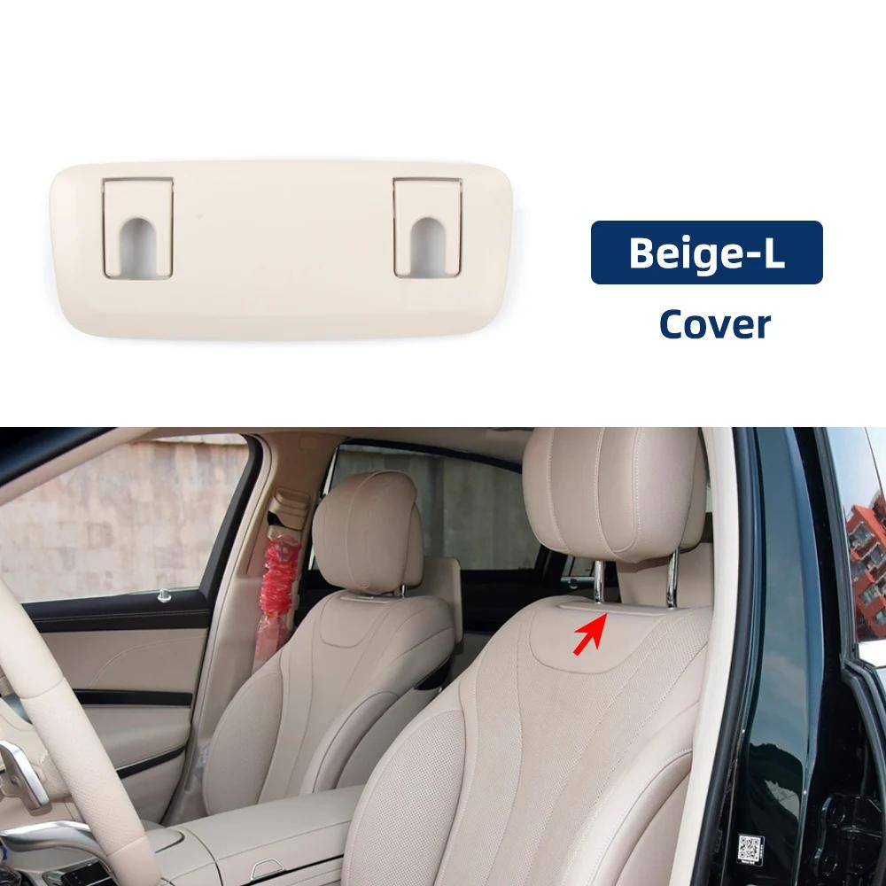 

For Mercedes Benz S-Class W222 2014-2020 Front Left Right Seat Headrest Clamp Cover Seat Headrest Cover Car Seat Backrest Cover