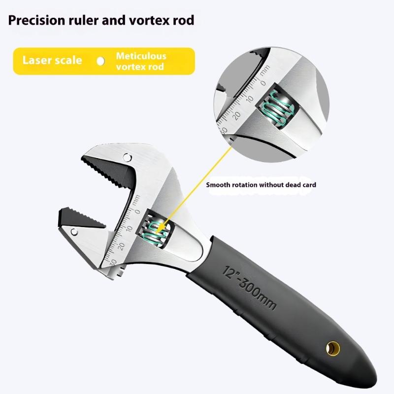 Multifunctional Adjustable Wrench Tool Multipurpose Pipe Wrench Wrench Suitable for Car Maintenance Household Tool