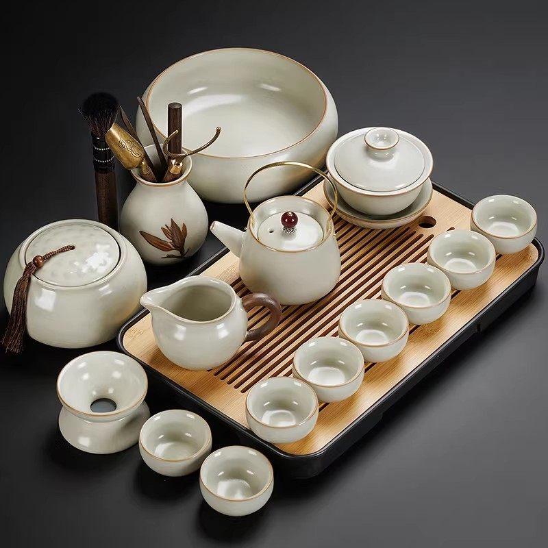Biaoxing Ru Kiln Ceramic Kung Fu Tea Set
