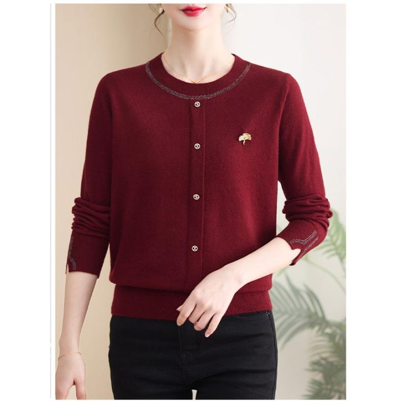 

Осень и Зима Новый Простой Вязаный Топ Свитер с Круглым Вырезом Модная Базовая Рубашка XL красный