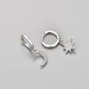 Chic Asymmetric Star And Moon Ear Cuffs For Women Lightweight Niche Design Fashionable Trendy Earrings Jewelry