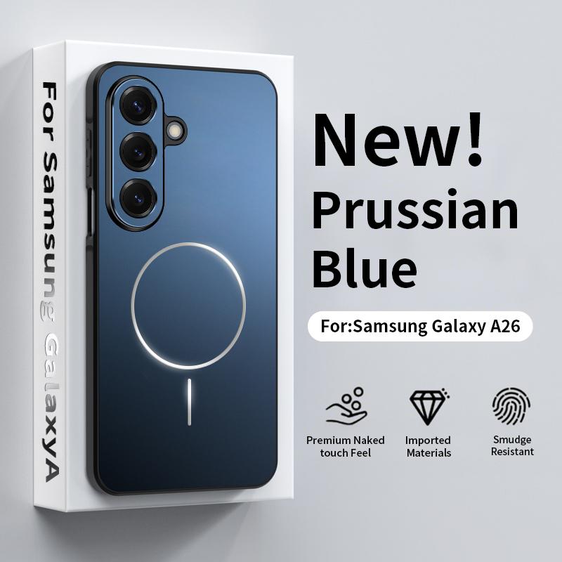 

A 56 36 26 Case for Magsage Magnetic Matte Phone Case for Samsung Galaxy A56 A36 A26 Shockproof TPU+PC Wireless Charging Cover For samsung A56