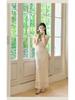 Women's 2026 French Floral Print Camisole Dress - Elegant, Slimming, Age-Reducing, Korean Style, Mid-Length Summer Fashion