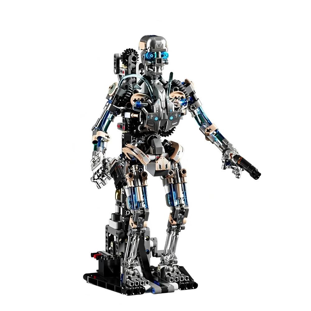 Skeleton robot building block model, mechanical assembly building blocks, children s building block toys, children s DIY gifts No box