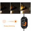 Uxcell LED Strip Dimmer 5V DC USB Buchse auf Stecker Verlängerungskabel mit Drehschalter-Controller für LED-Streifen Schwarz Schalter, Lichter,
